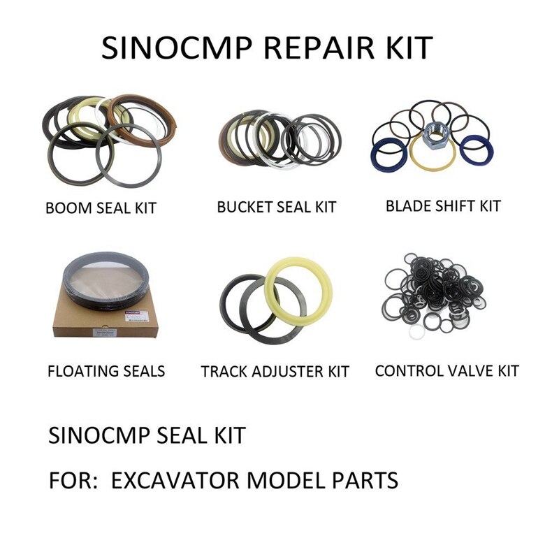 PC200-8 Control Valve Repair Seal Kit for Komatsu Excavator