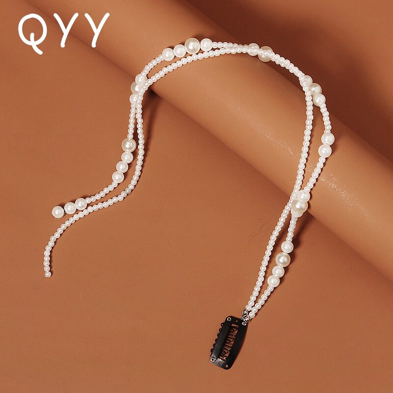 QYY moda Perła opaski dla kobiet akcesoria robić włosów ślubna opaska robić włosów ozdoba ślubna robić włosów peruki imprezowe biżuteria prezent dla druhny