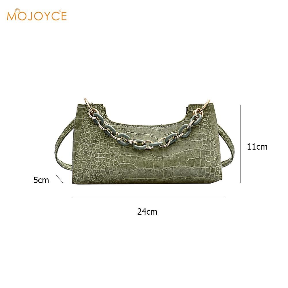 Vrouwen Casual Schouder Messenger Bags Pu Lederen Pure Kleur Keten Tote Portemonnees Jeugd Dames Eenvoudige Veelzijdige Tas