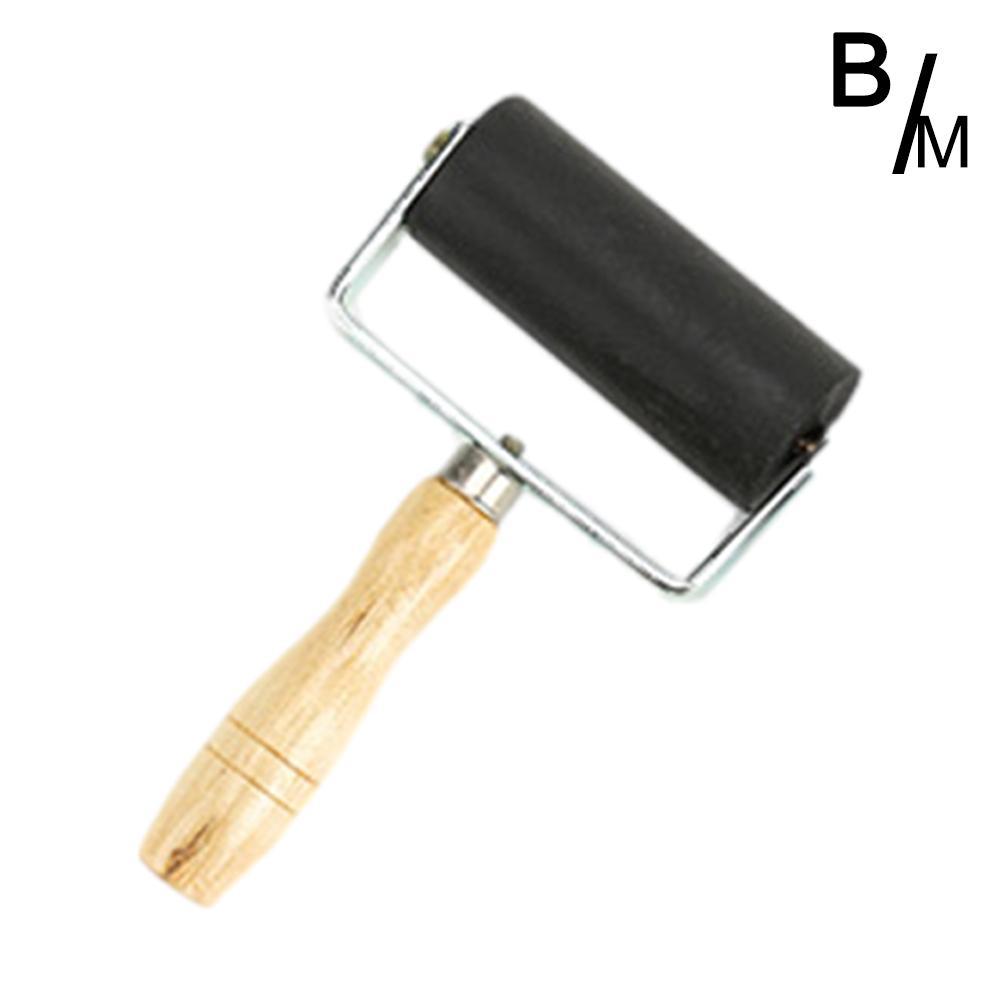 Ink Roller Tool Ink Painting Printmaking Roller Art Stamping Tool Roller Brayer Paint Roller Rubber Roller Brayer C: M
