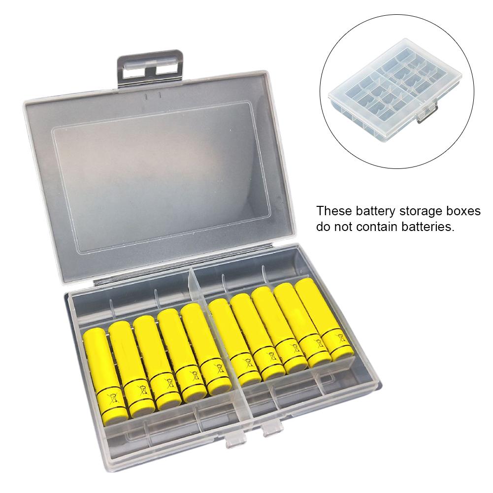 AA AAA Battery Organizer Plastic Compact Storage Box Lightweight Carrying Case Bag Holder 12x8.5x2cm