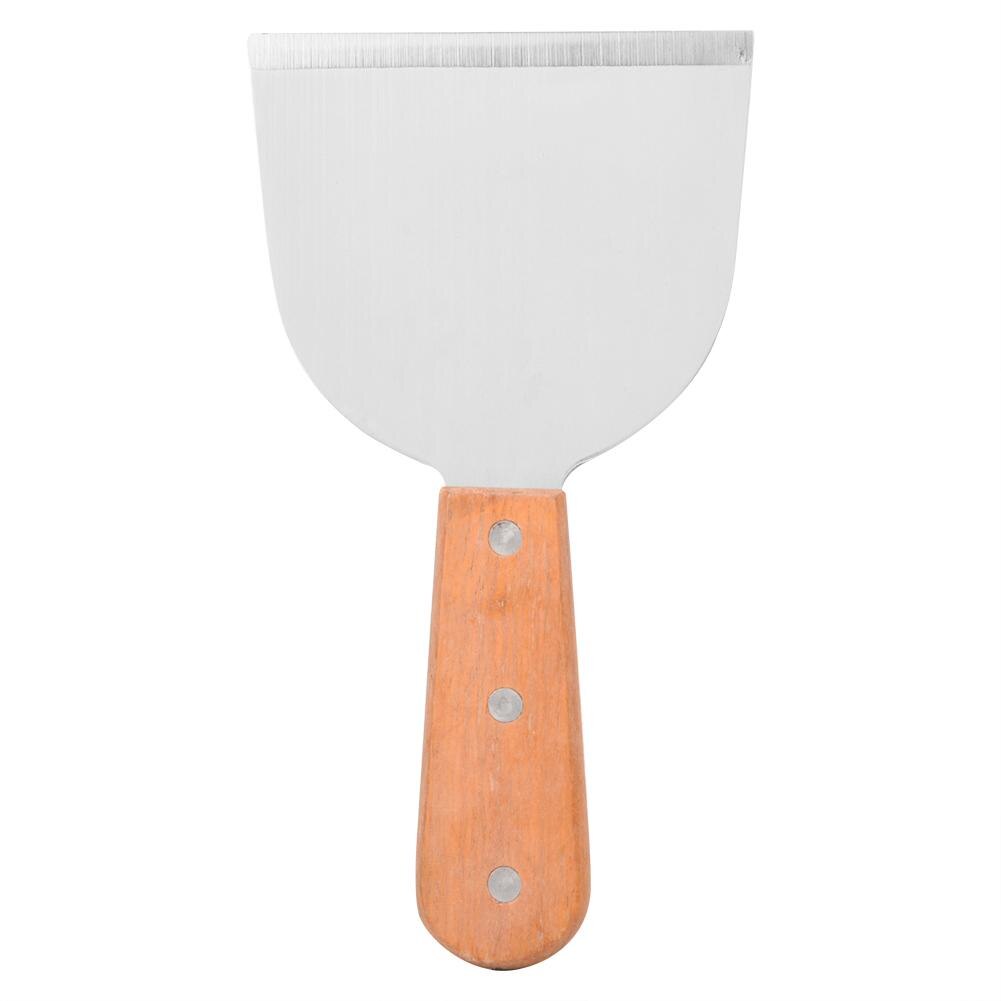Stainless Steel Barbecue BBQ Grill Scraper Kitchen Cooking Steak Fried Shovel Pancake Flipper