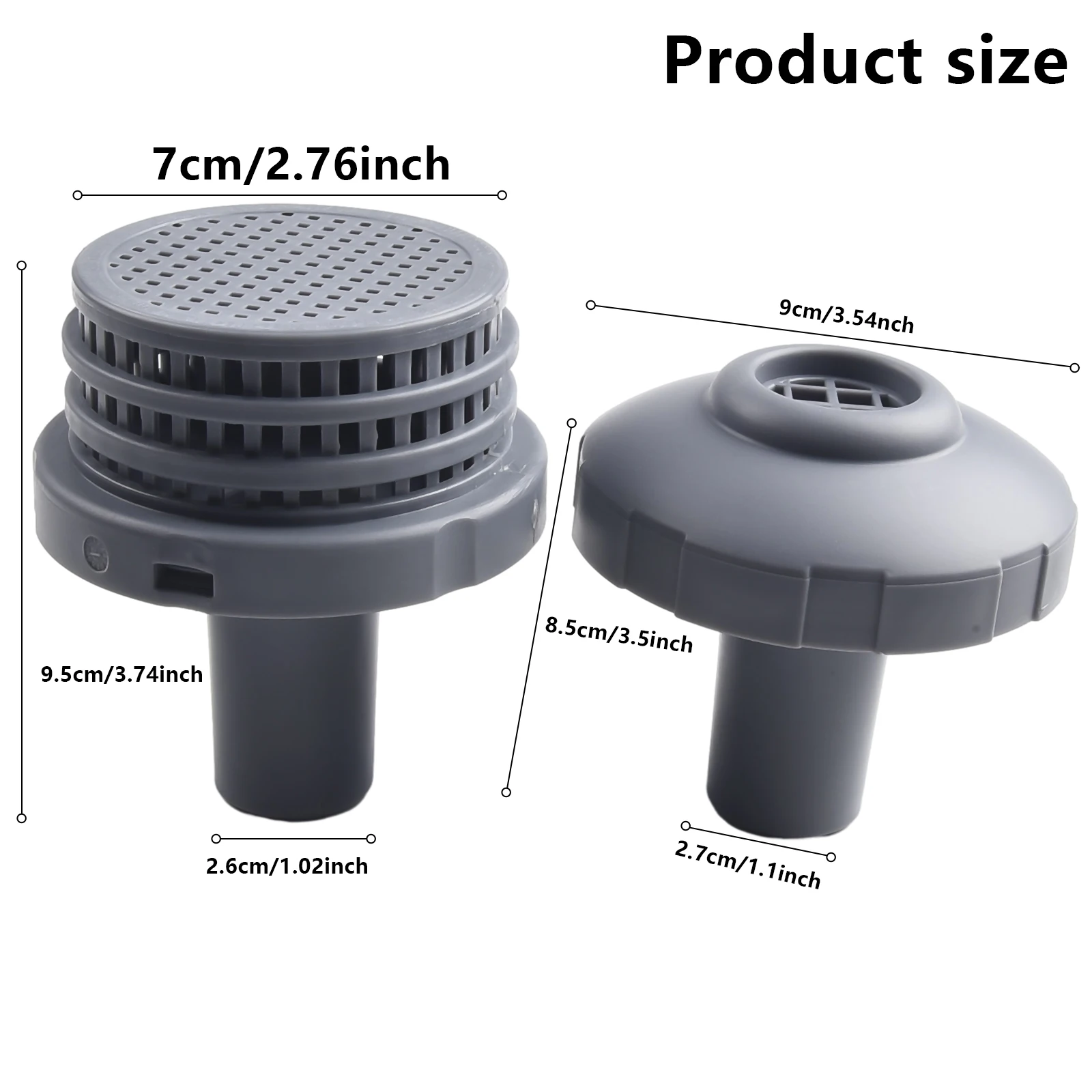 2/4/6pcs Pool Inlet Strainer Connector For INTEX Connection 32mm Swimming Pool Screen Mesh Inlet Nozzle Hose Connection Parts