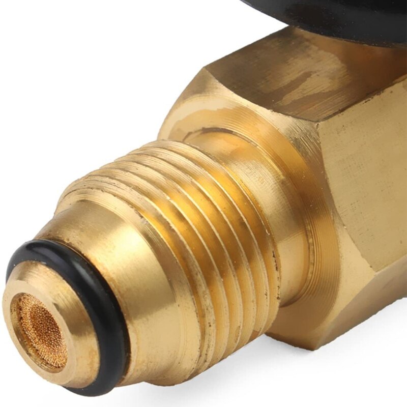 -Helium Tank Latex Balloon Inflator Regulator With Gauge For G5/8 Tank Va lve W91F