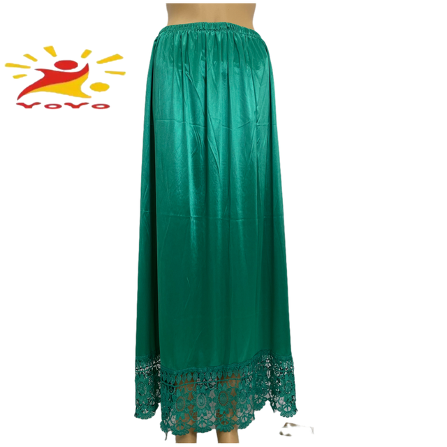 Jupon demi-long en dentelle pour femmes, , sous-jupe, dentelle, vêtements d&#39;intérieur, robe courte, jupon, HB122