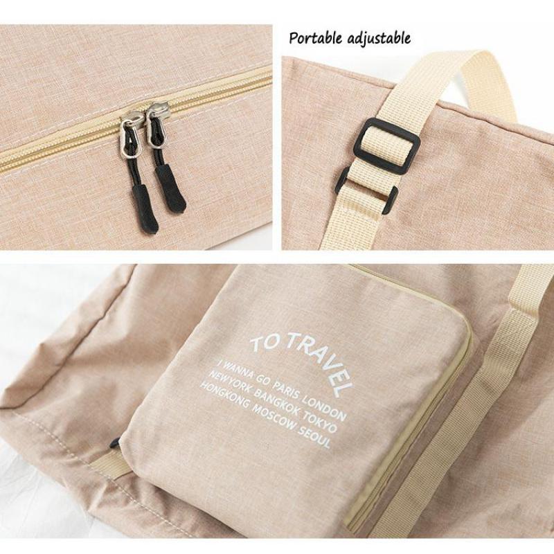 Waterdichte reistas met grote capaciteit, opvouwbare kleding, handbagage, organizer, opbergtas, weekendtas, trolleytas, reistas