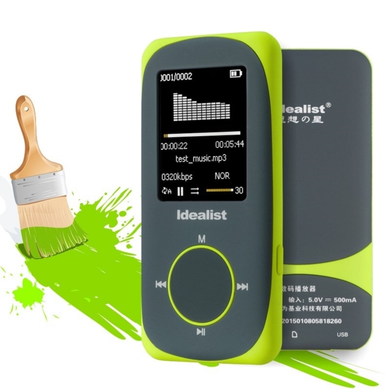 Deporte idealista HIFI MP3 Running MP3 Player 1,8 pulgadas sin pérdidas reproductor MP4 Grabación de imagen Video TF con auricular altavoz de brazalete