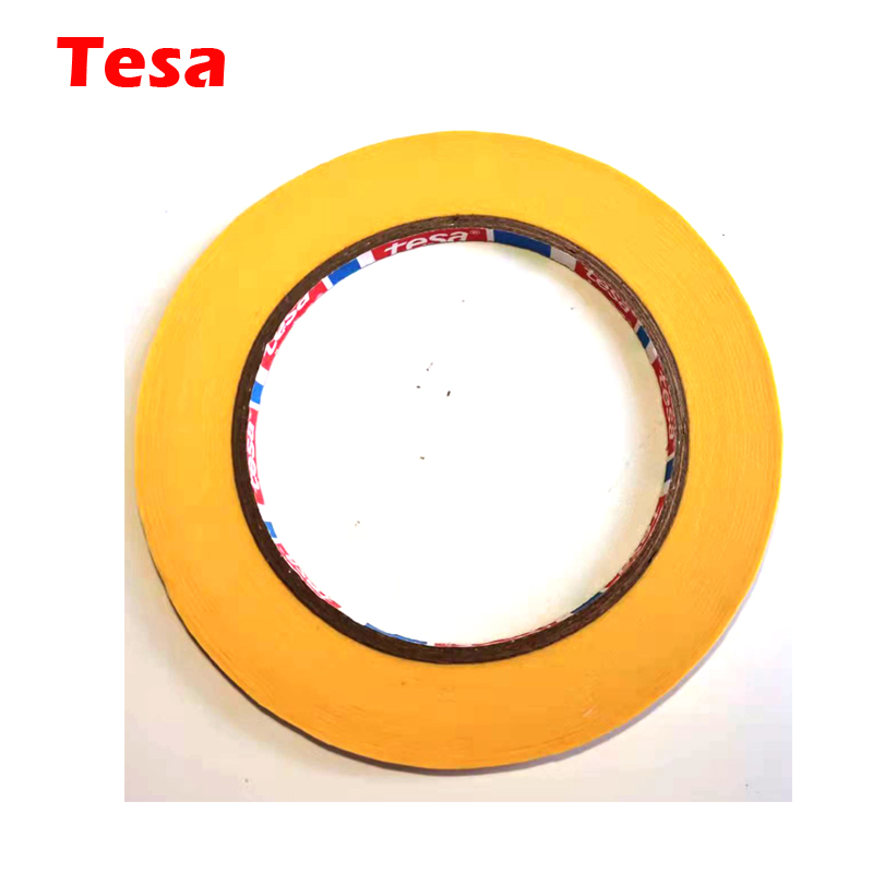 Tesa 53128 Zachte Crêpe Tape Voor Schilderen Masking Coating Afscherming, Hoge Temperatuur Weerstaan 80C, Te Verwijderen