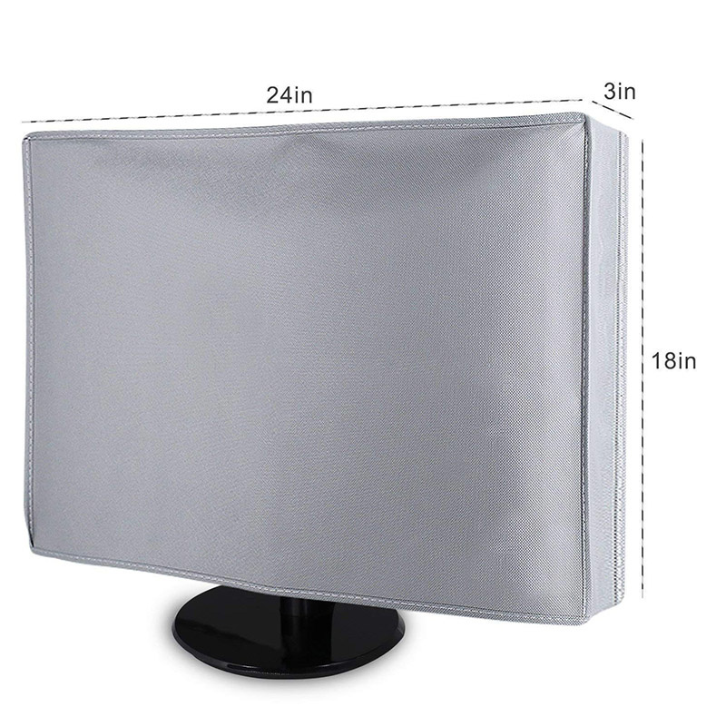21 &quot;24&quot; 28 &quot;34&quot; Home Pc Desktop Computer Monitor Stofkap Non-woven Stof Craft lcd Screen Protector Case Grey GL001: 24inch