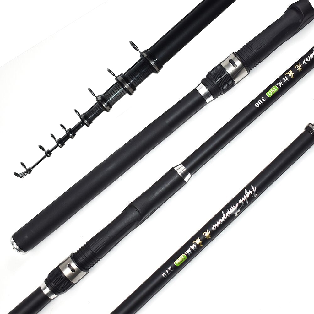 Karper Hengels Telescopische Rock/Zee Hengel Carbon Hengel Feeder Harde 2.4m 2.7m 3.0m 3.6m 4.5m 5.4m 6.3m 7.2m