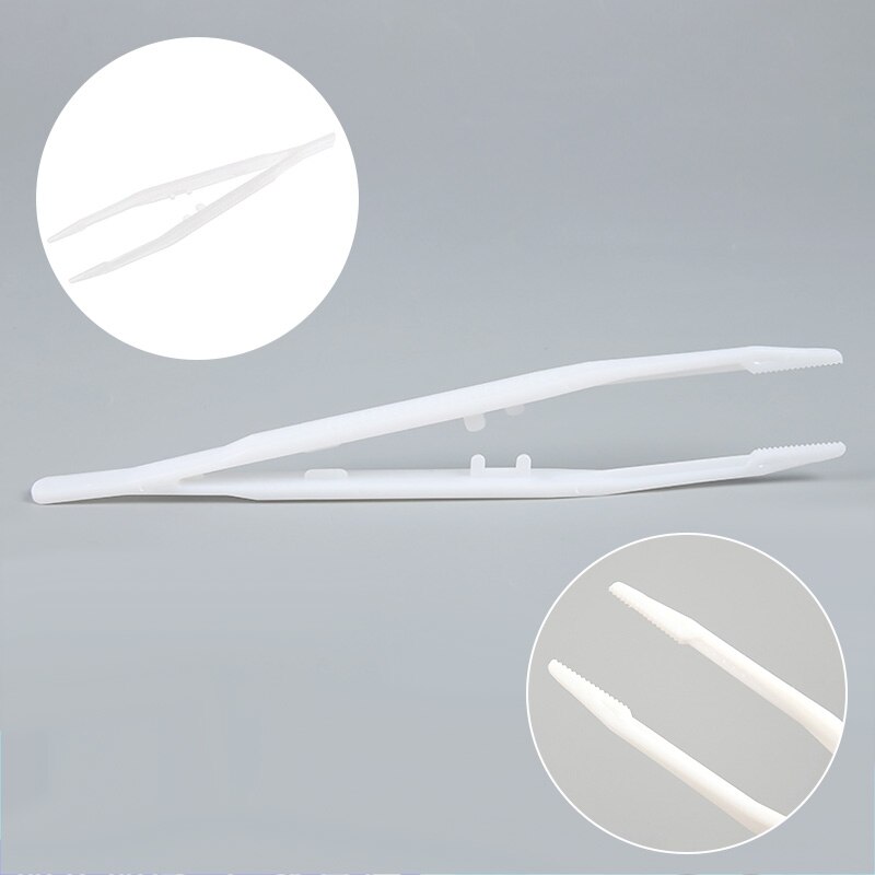18cm Kunststoff Pinzette Lange Einweg Pinzette Werkzeuge Kleine Perlen Zange Für Handwerk DIY Schmuck Machen