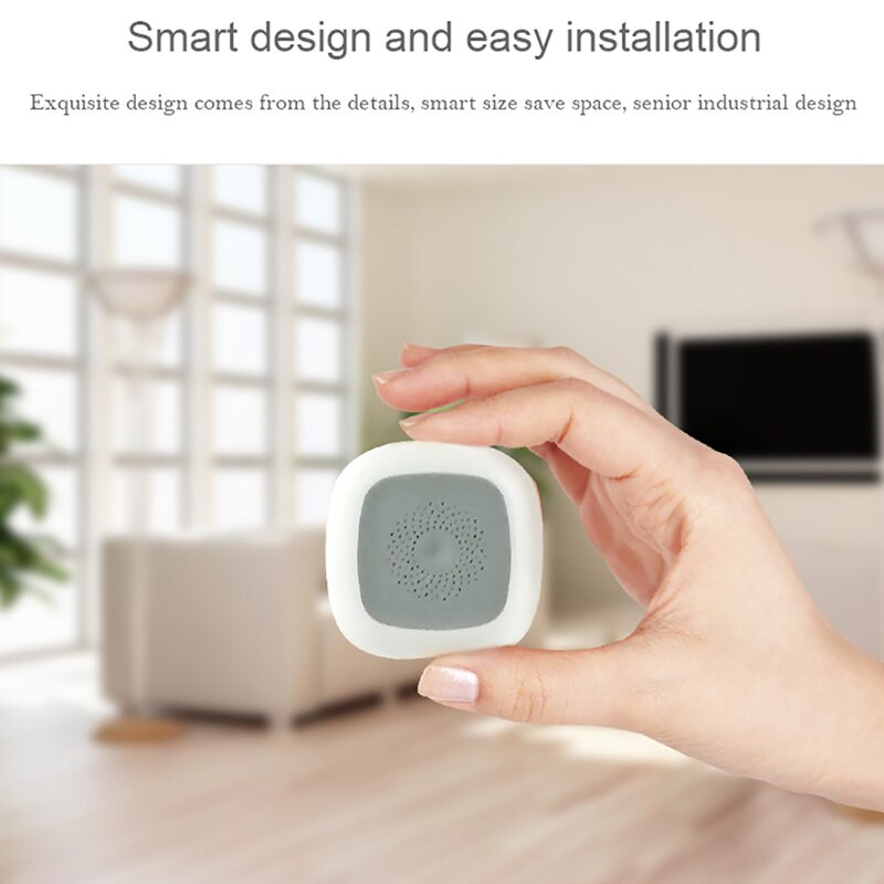 Zigbee Temperature & Humidity Sensor Smart Home Smart Detector Work with Home Assistant Zigbee2mqtt Mqtt