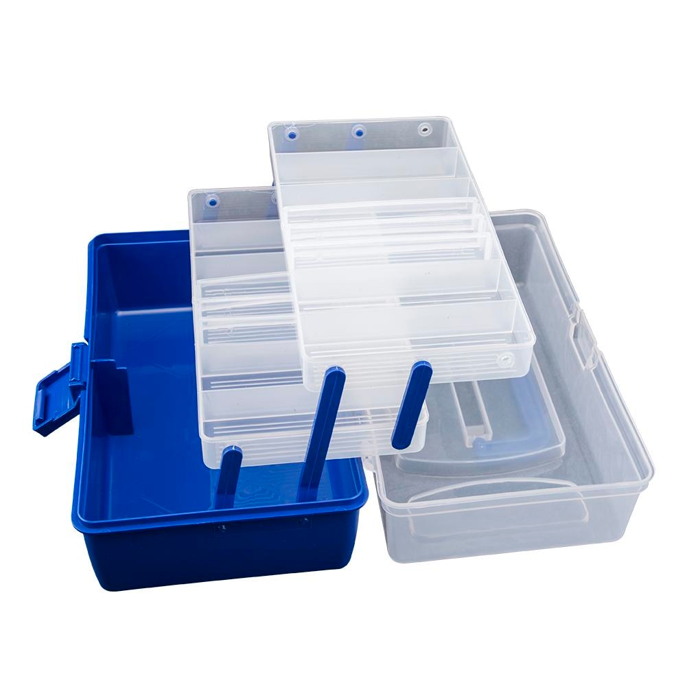 Waterproof Multi Layer Fishing Tackle Box Fly Fishing Storage Case Portable Fishing Gear Storage Box Strong Corrosion Resistant