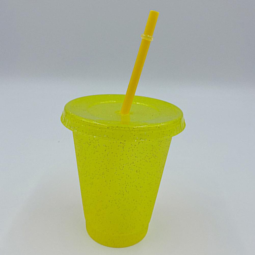 Entzückende Wasser Flasche Stabile Wiederverwendbare mit Deckel Lebensmittel Klasse PP Ausbildung Tasse