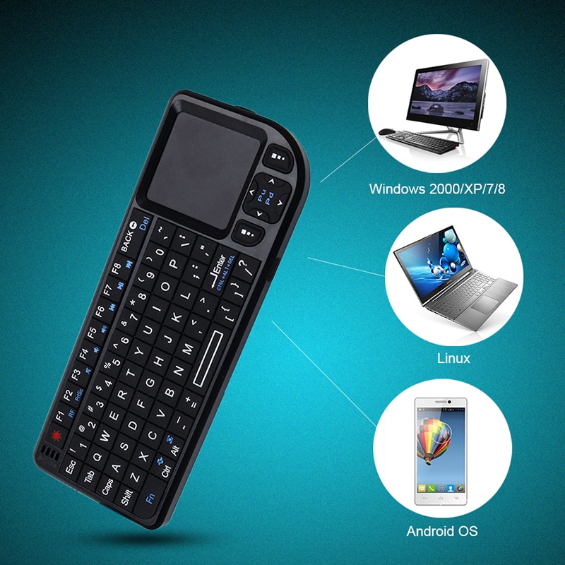 Kebidumei Mini Draadloze Toetsenborden Air Mouse 2.4G Handheld Touchpad Voor Gaming voor telefoon smart tv box android 2.4G