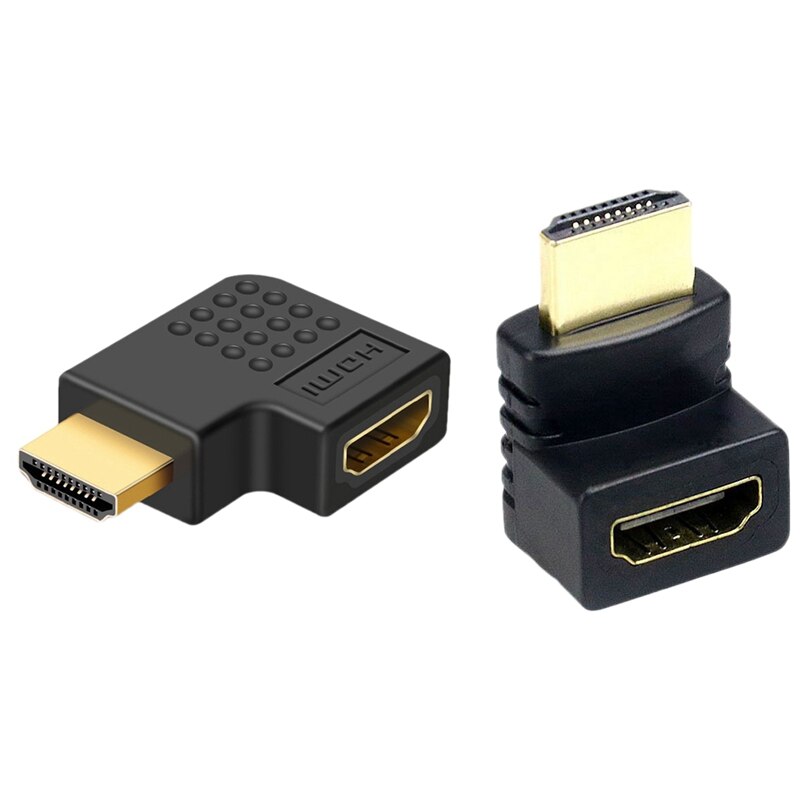 HDMI Adapter Male to Female Converter for PS4 Projector HDTV Laptop Monitor PC Converter Left: Default Title