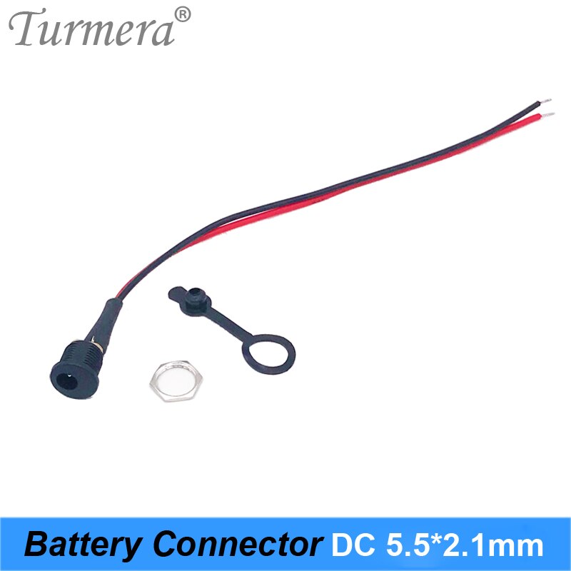 Dc Power Connector Voor Diy Dc Waterdicht Jack Connector DC022B 5.5X2.1 Mm 5 Stuks/partij Turmera DCE28