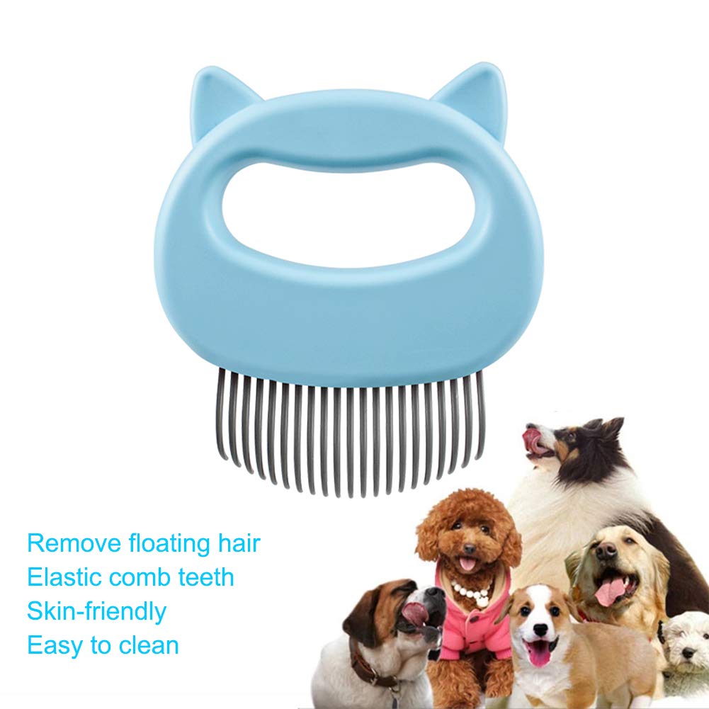 2 Pcs Kat Hond Kam Pet Hair Grooming Massage, verlies Borstel Huisdier Shell Kam Voor Verwijderen Matted Tangled Bont En Losse Haar