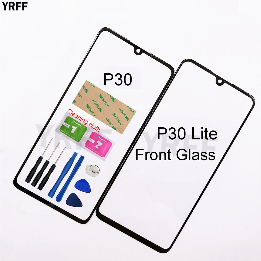 Mobiele Voorpaneel Glas Voor Huawei Ascend P30 Lite Voor Glas Outer Glas Cover Panel Vervanging