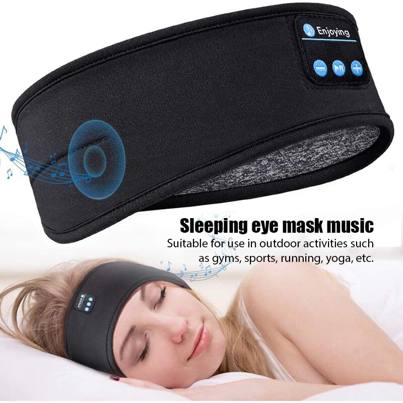 2022 Wireless Headphones Bluetooth Earphones Sleeping Headband Eye Mask Music Player Sports Headband Travel Sweatband Headset