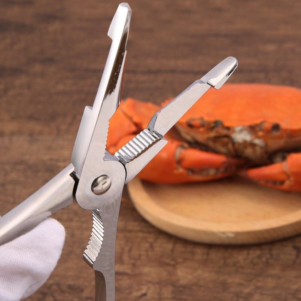 1 Set/6pcs Stainless Steel Crab Tools Crab Peel Tools Seafood Tools With Case Stainless Steel Nut Crackers Seafood Tools Set​