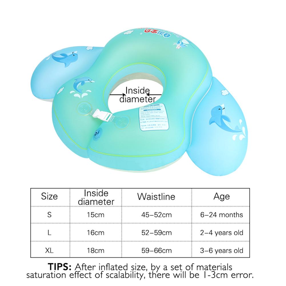 Babyblauw zwemmen float opblaasbare baby