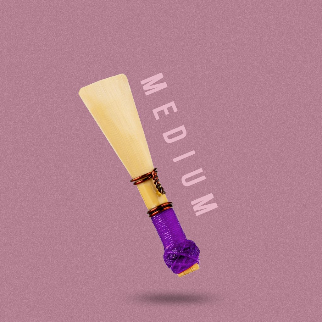 2pcs/1pack Medium Bassoon Reed Bamboo Bassoon reed Medium with Case Excellent Performance