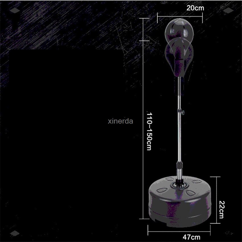 Vertical Floor Stand Boxing Speed Ball Training Reaction Target Household Roly-poly Exhaustion Decompression Fitness Equipment
