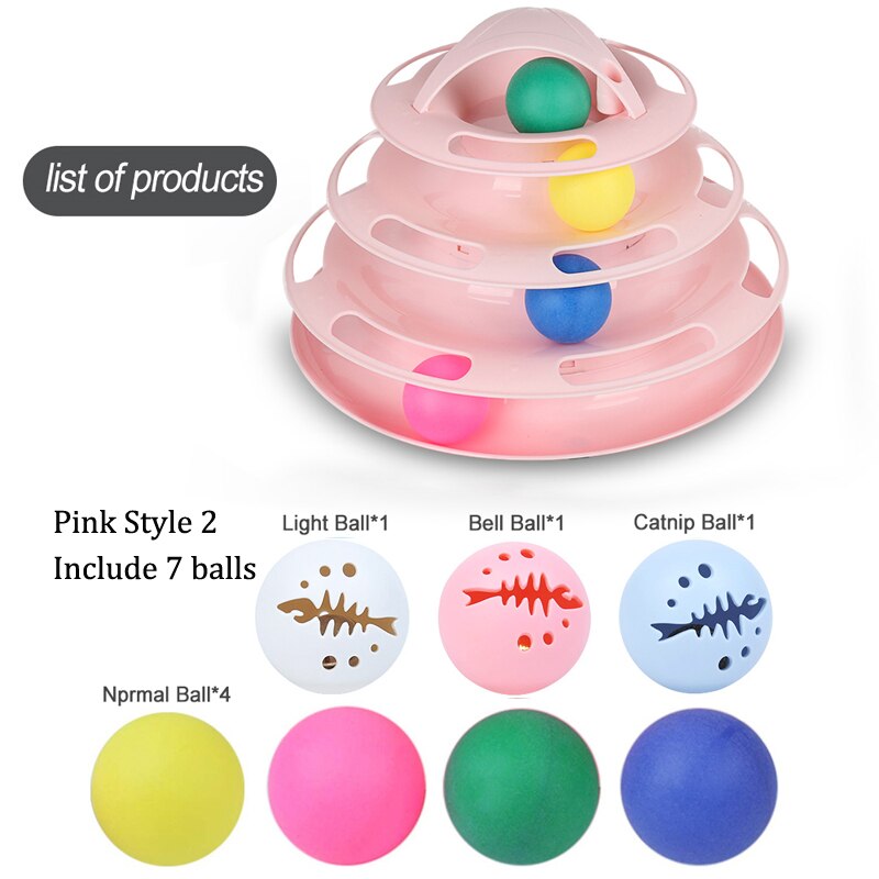 Animaux chat jouets interactif piste balle jouet chats amusant chat jeu Intelligence disque chat pour jouet balles pour Traning