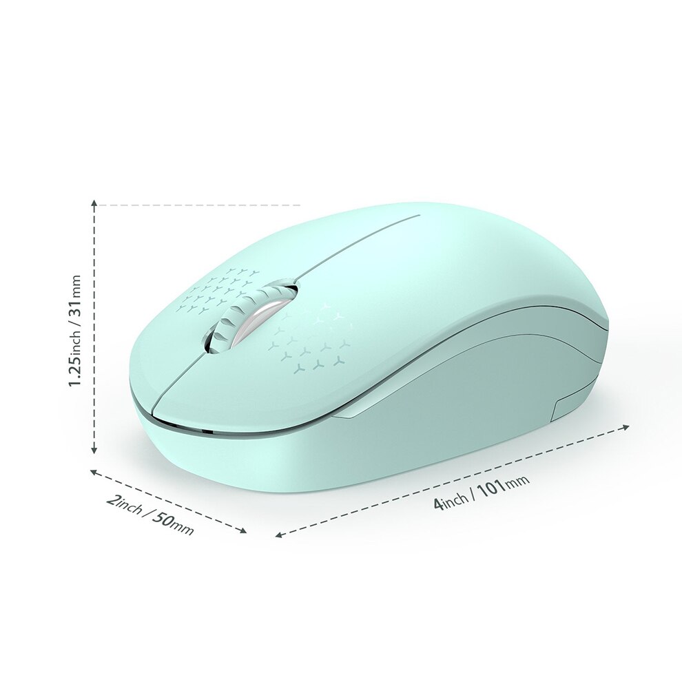 SeenDa 2.4G Wireless Mouse for Laptop Desktop Silent Mouses Portable Mute Mice for Notebook Mini Mouse Computer 1600 DPI Mause