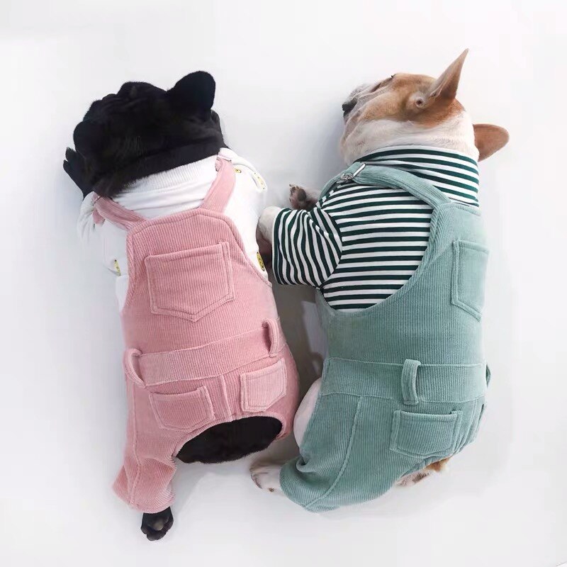 Französisch Bulldogge Overall Haustier Hund 4 beine Warme Kleidung Für Kleine Mittel Welpen Hunde Kleidung Schnauzer LAC02