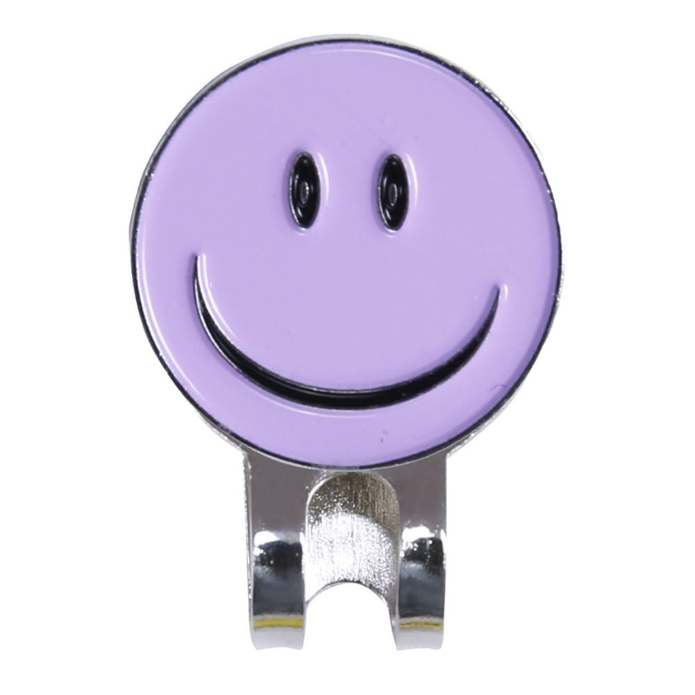 1 piezas resistente cara sonriente de aleación magnética sombrero Clip Golf pelota ajuste para gorra de Golf accesorios de Golf al aire libre golf marcador: Default Title