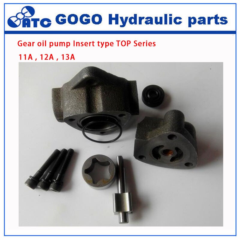 Gear oil pump Insert type lubricating cycloid with small flow, low pressure gear pump triangle