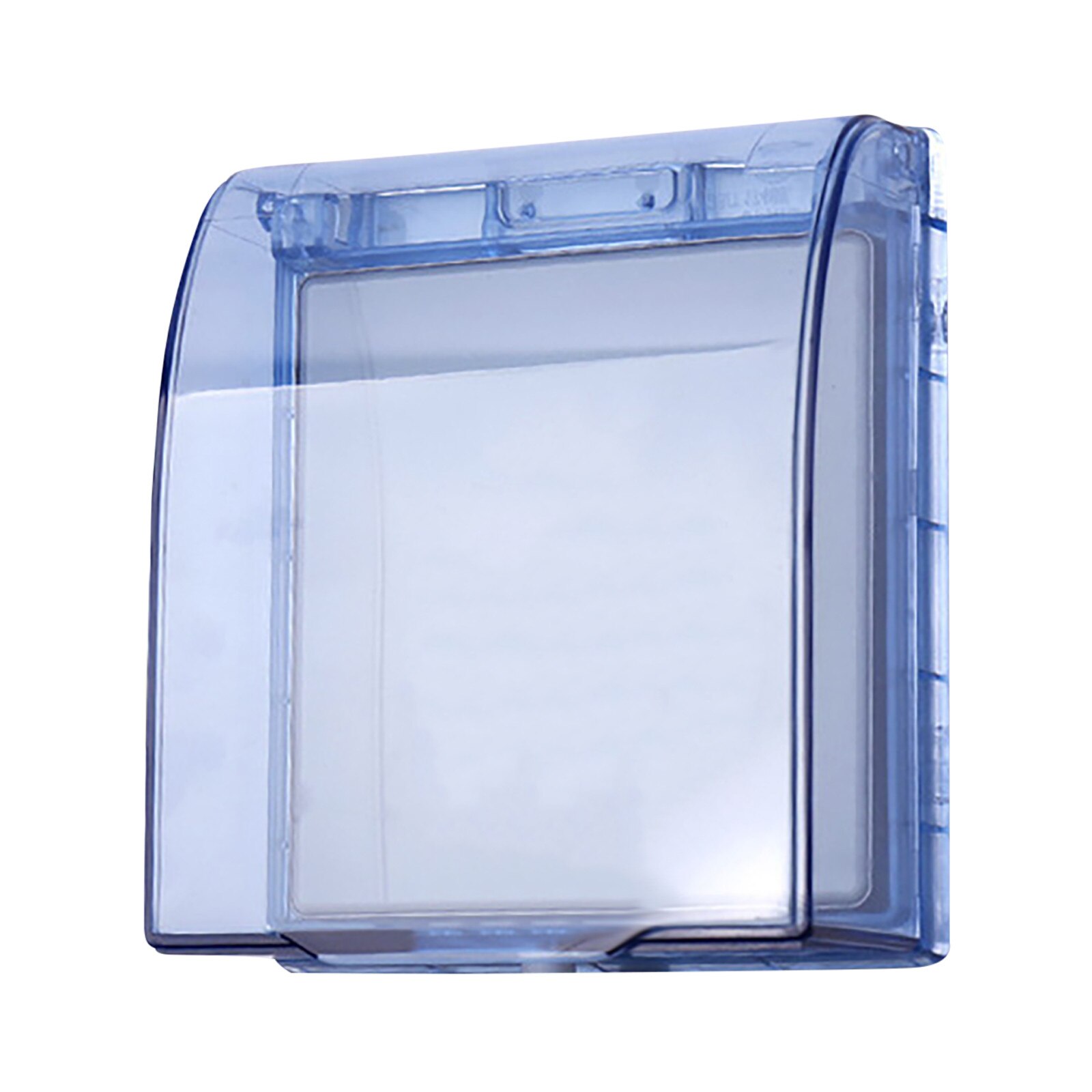 Caja impermeable autoadhesiva para enchufe eléctrico, cubierta de protección para interruptor de baño, a prueba de salpicaduras, tipo 86: Azul