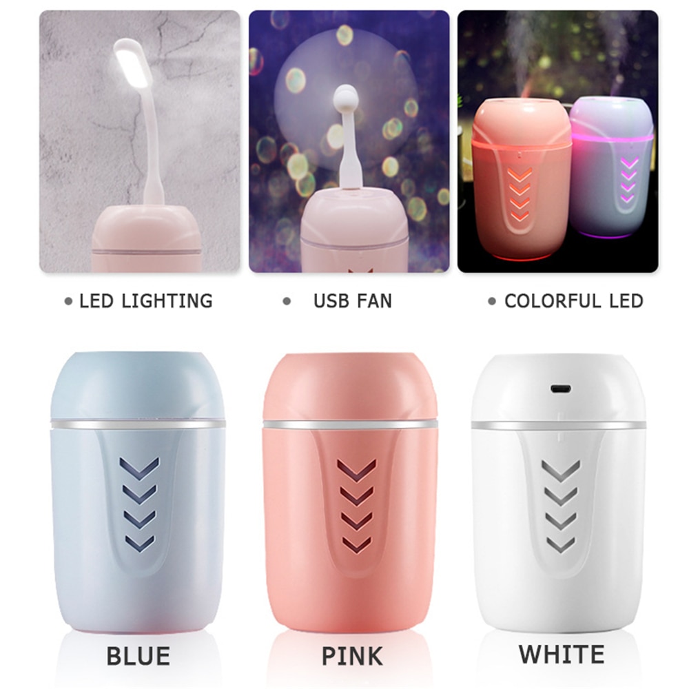 200ml aromaterapi luftfugter farverige atmosfære lys bil æterisk olie diffuser usb luft ultralyd aroma diffuser