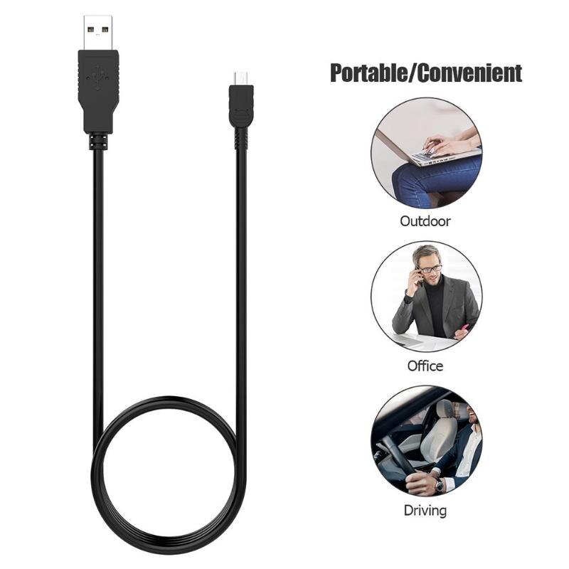 Cable de carga de datos USB duradero textura delicada Cable de carga de fuente de alimentación USB de 1,5 m para instrumentos de Texas TI-84 Plus CE/ti-nspire