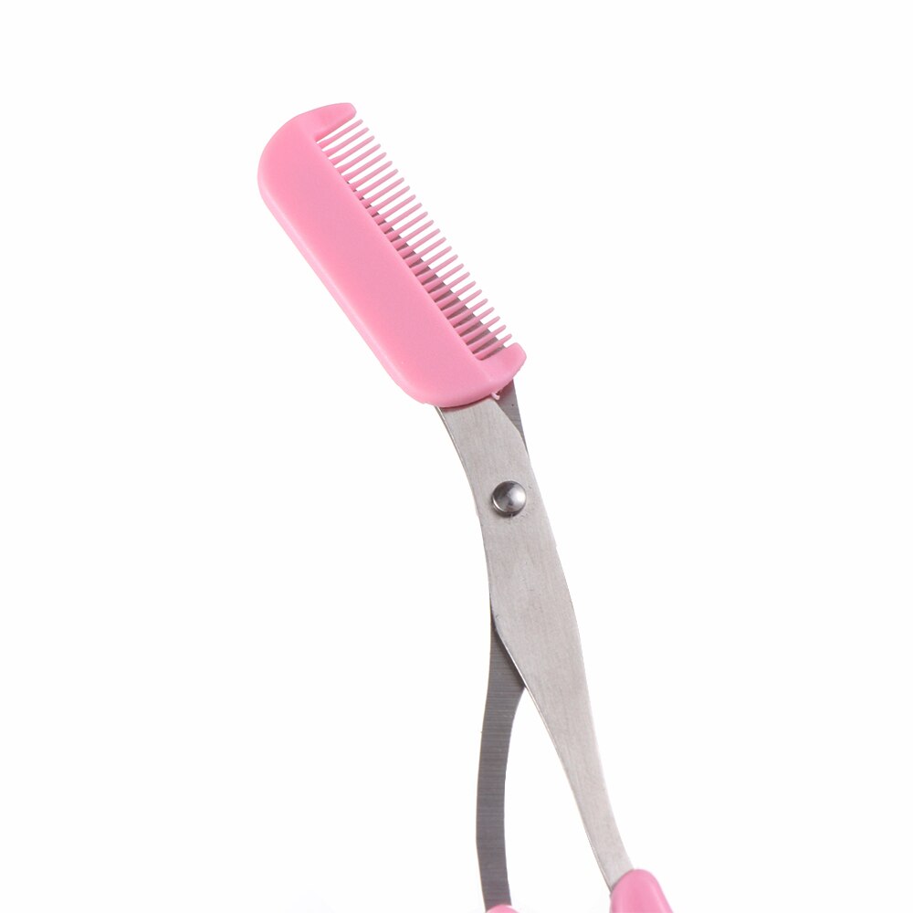 Trymer robić brwi nożyczki z grzebieniem zmywacz narzędzia robić makijażu depilacja pielęgnacja golarka trymer makijaż rzęs nożyczki