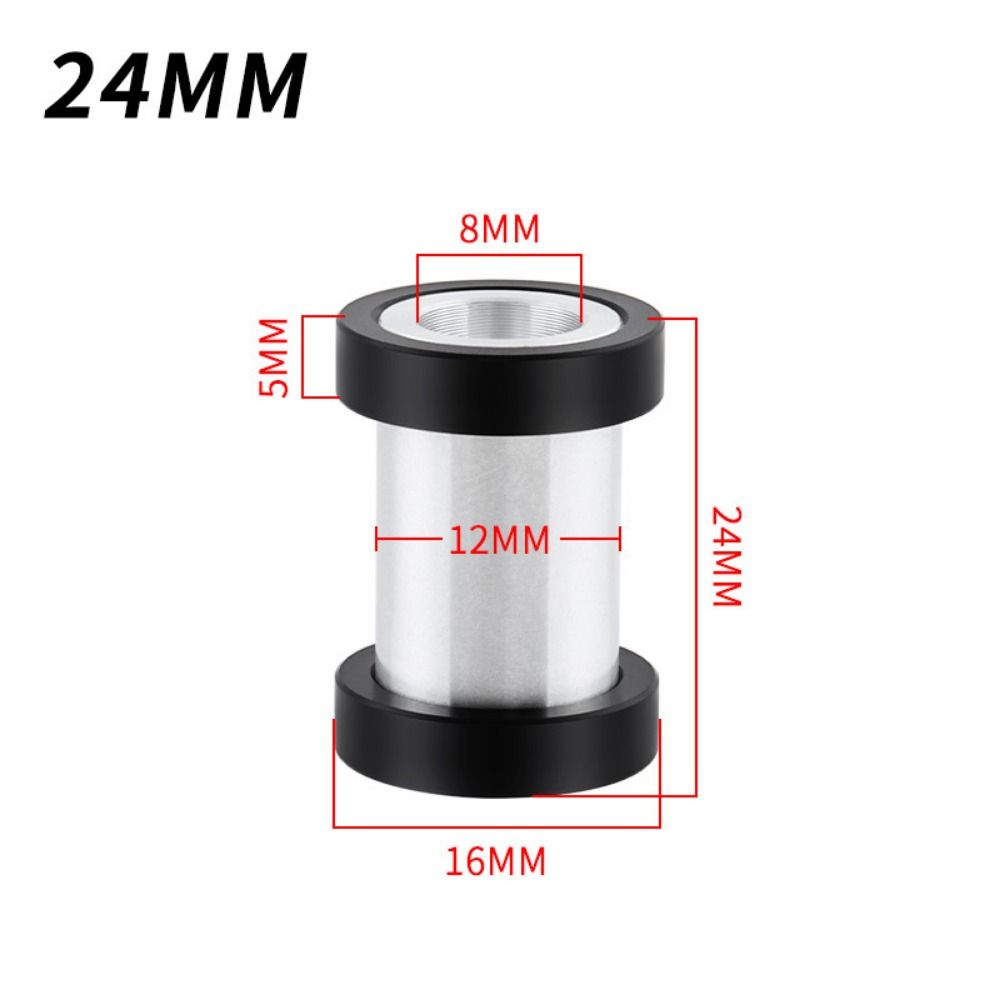 Aleación de aluminio MTB buje de choque trasero ID 8mm OD 12mm piezas de amortiguador de bicicleta de montaña bicicleta de carretera MTB: YELLOW