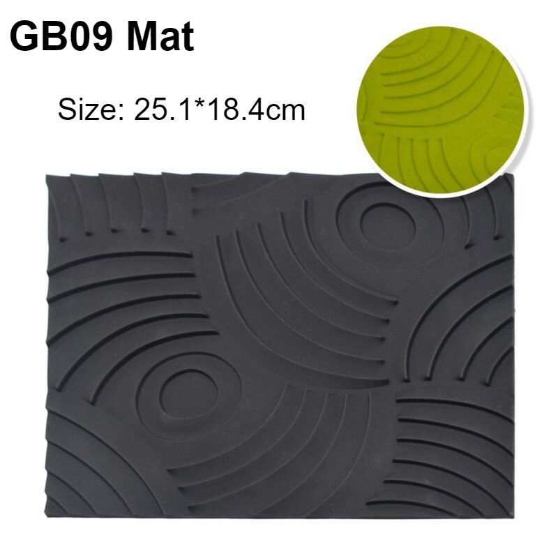 Silicone Swiss Cake Mould Yule Log Mold Large Buche Form Silicon Fondant Mat Impression Lace Moulds: GB09MAT