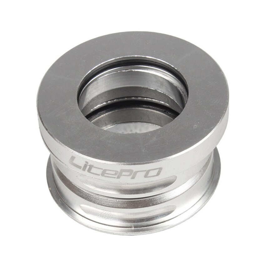 Litepro Folding Bike Headset 44mm Built-in Bicycle Headset Aluminum Alloy Sealed Bearing For Fnhon Ynhon BYA412 P18 P8 Head Set
