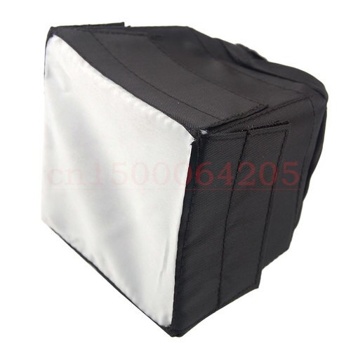 Softbox Flash Diffusore Soft Box Lambency Copertura 9x9 cm Nero per canon nikon