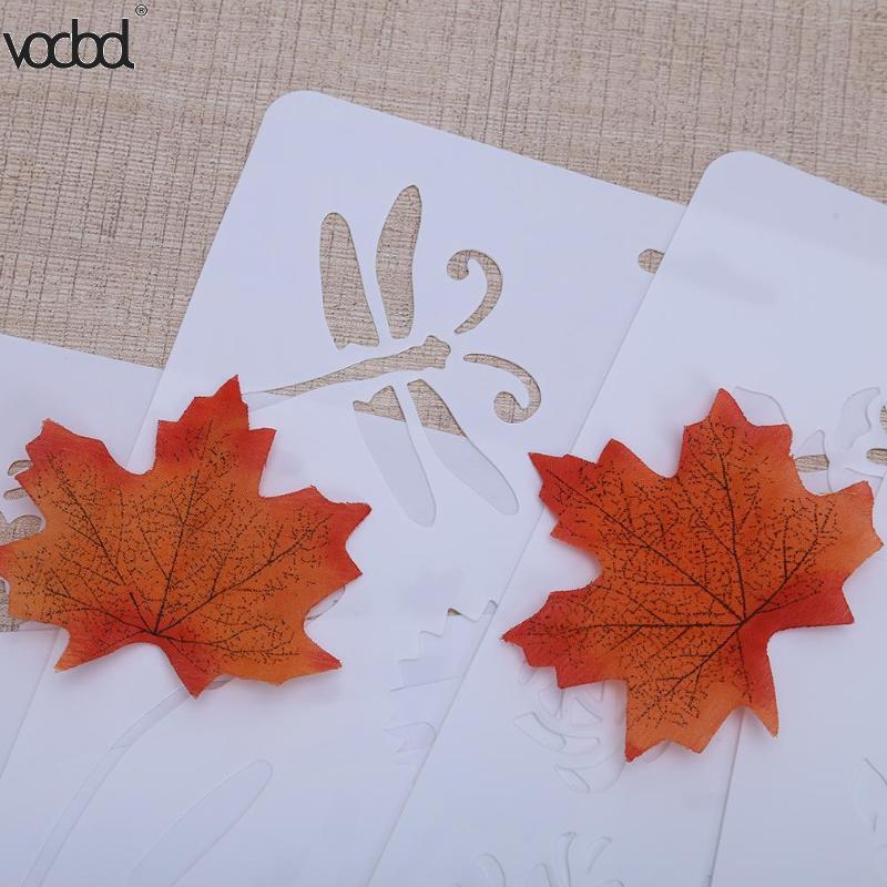 Sztuczne kwiaty DIY nawarstwianie plastikowe szablony linijka szablon ścienny Scrapbooking malowanie dekoracja robić albumu na zdjęcia rękodzieło wytłaczane karty papierowe