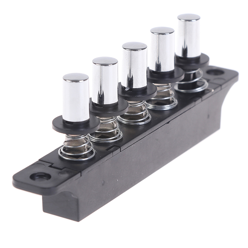Interruttore a pulsante Plug-in a cinque posizioni da 1 pz per cappa da cucina interruttore argento a cinque posizioni per cappa da cucina: Default Title