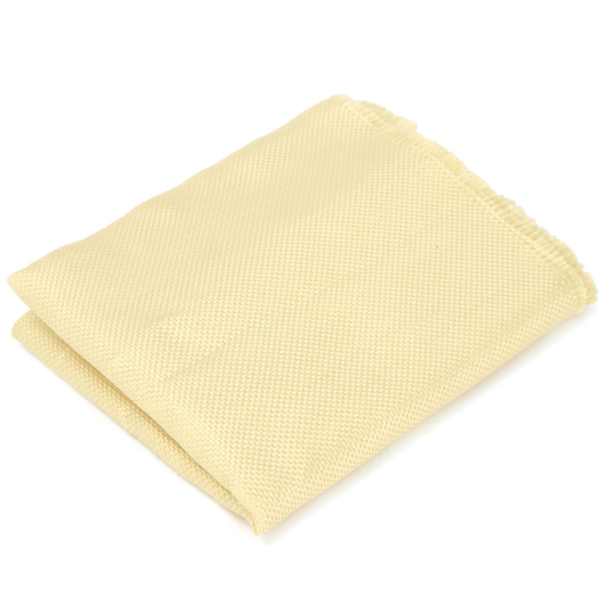 Tejido de Kevlar de 100cm x 30cm, 200g/m², tela de fibra de aramida, Color liso, amarillo, 1 ud.