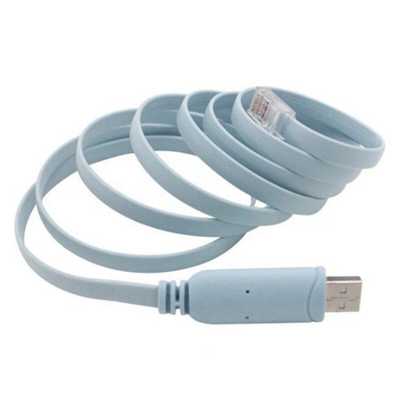Usb utvidelse  rj45 konsollkabel ftdi usb  ft232r brikke +rs232 nivå girskifter 1.8m til cisco  h3c hp huawei ruter (lenketjeneste)