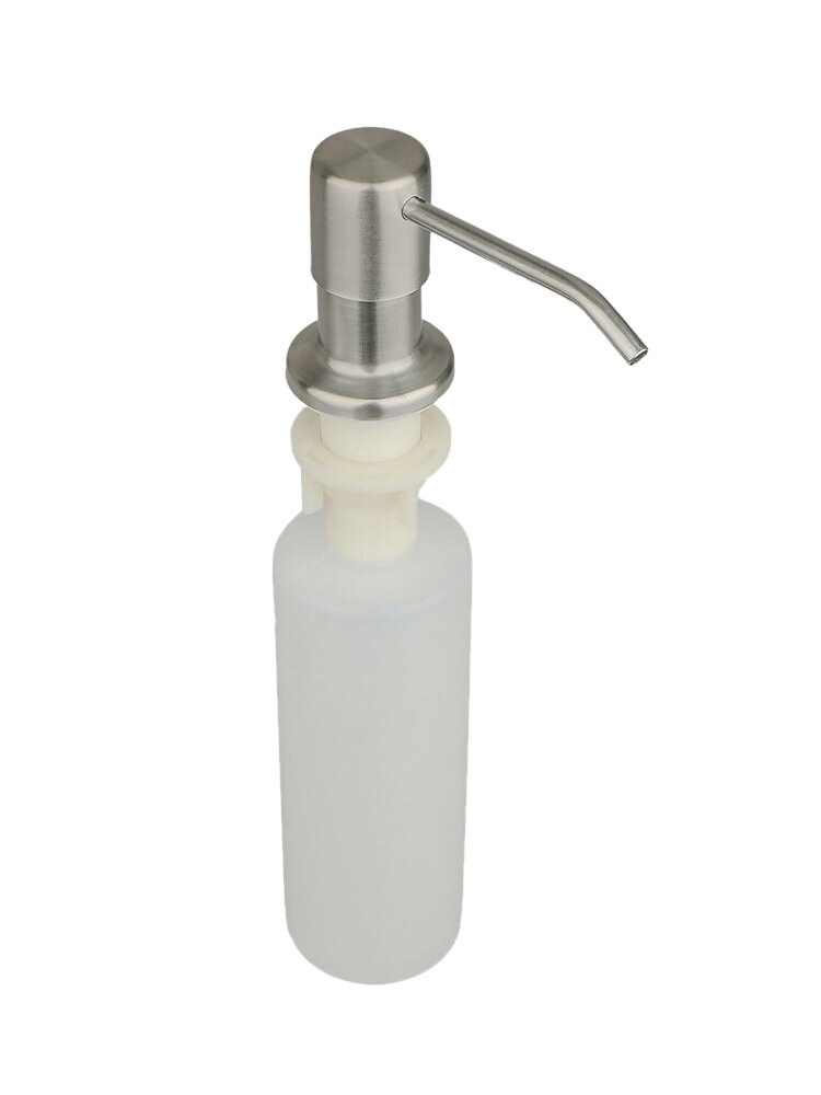 Sink Soap Bottle Kitchen Sink Soap Dispenser 304 Brushed Stainless Steel 10.7" X 2.16" Stainless Steel Soap Dispensers