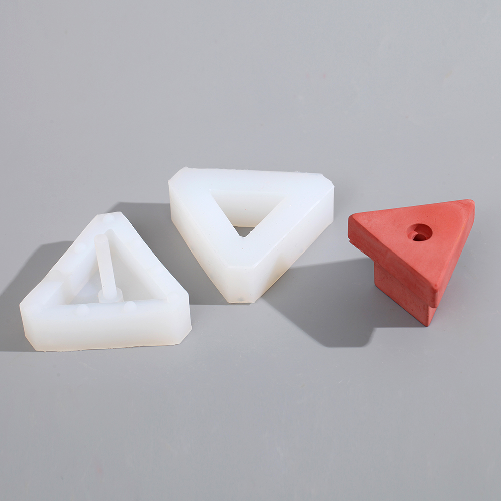 Silicone Epoxy Resin Mould Concrete Geometry DIY Wall Hook Mold Kitchen Bathroom Home Storage Tool