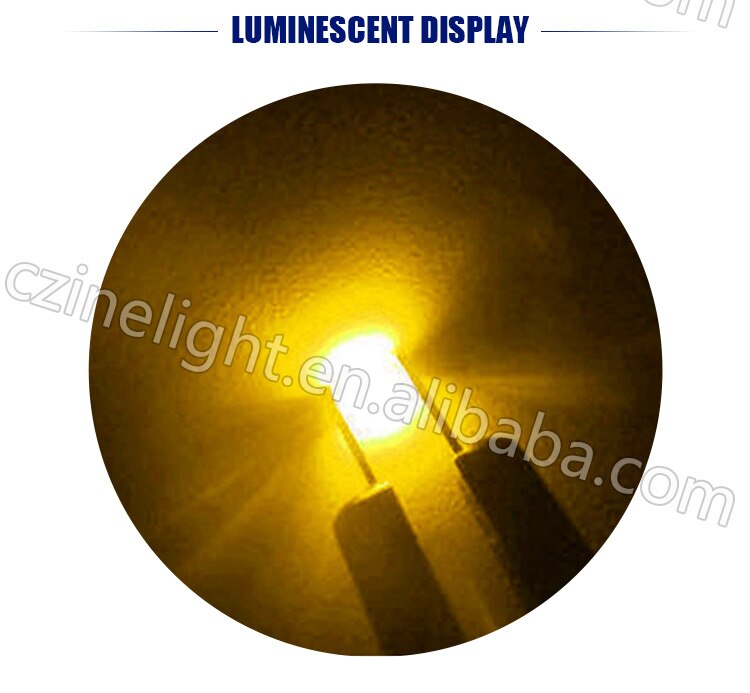 1000pcs/bag Czinelight High Bright 0402 Yellow Smd Led Emitting Diode: Default Title