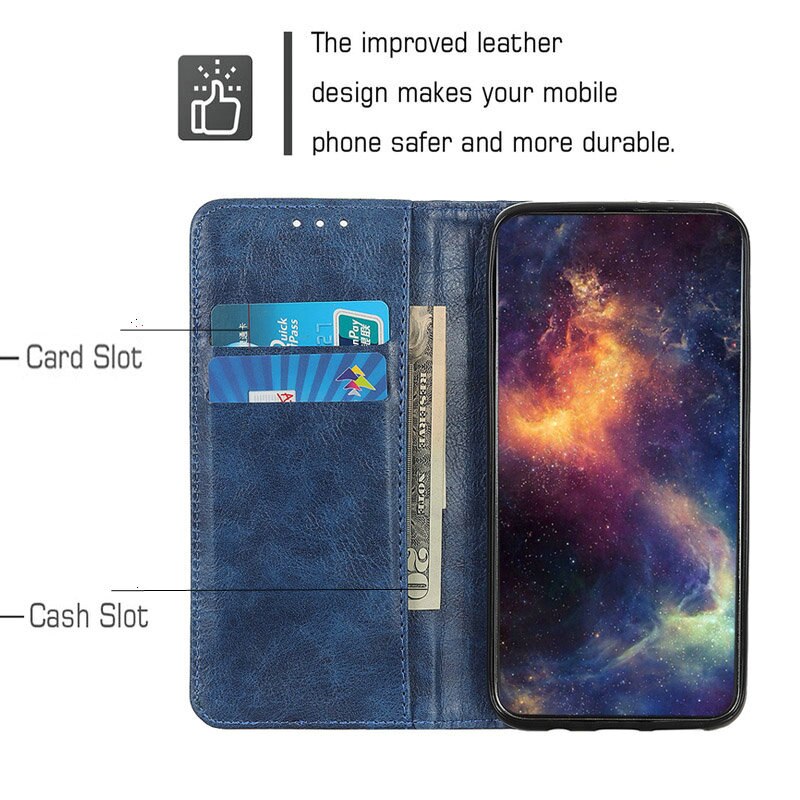 Für OPPO Realme 5 Pro Fall Luxus Wallet Magnetic Flip-Cover für Funda Realme Q Fall Realme5 Echt Mich 5Pro realme 5 Abdeckung RealmeQ