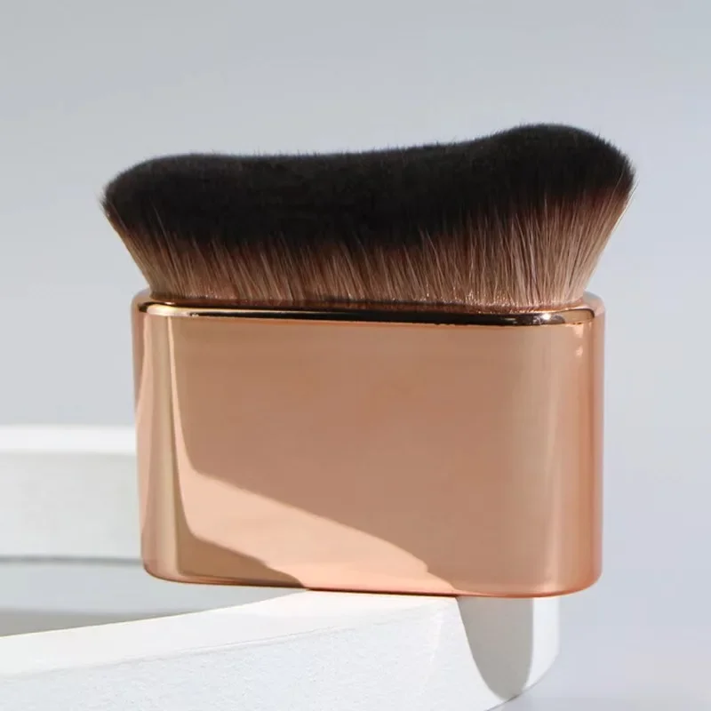 Pinceau de maquillage sirène pour fond de teint corporel, brosse pour bronzage, mousse autobronzante, sans soleil, 1 pièce: Gris clair